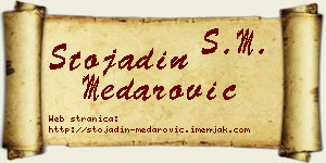 Stojadin Medarović vizit kartica